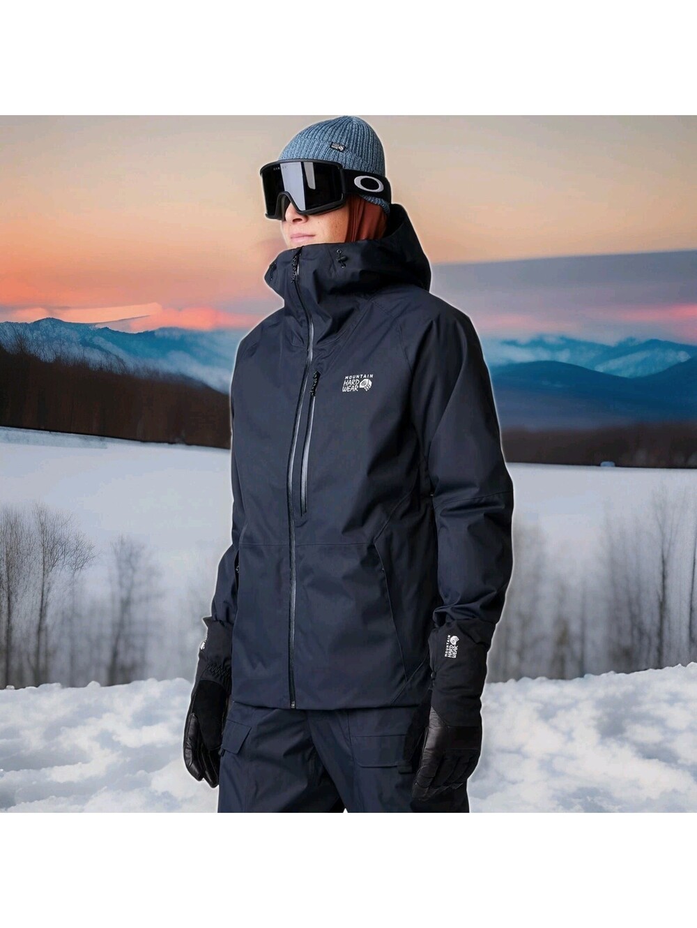 $280 Mountain Hardwear Firefall Jacket Winter Ski Snowboard Hooded Coa Men Small